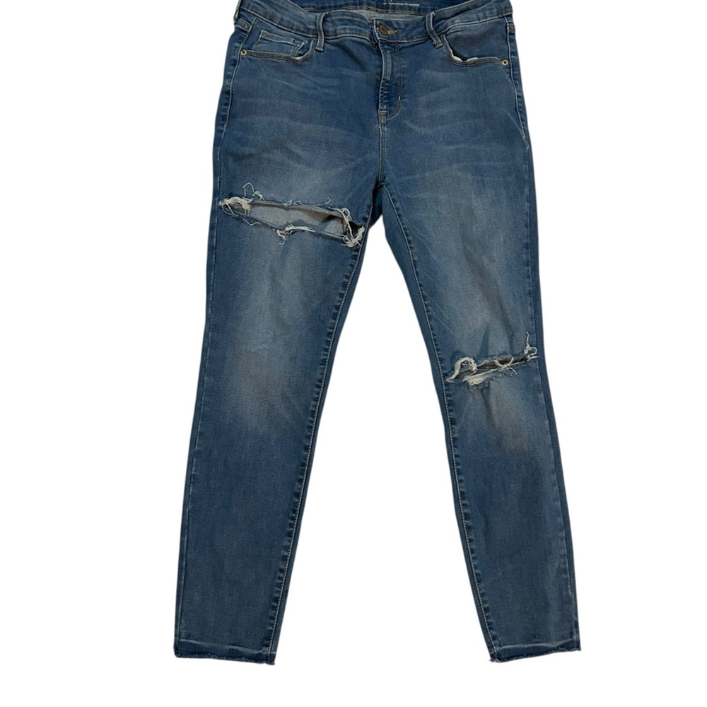 Women's Distressed Blue Jeans size 14